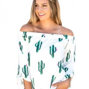 Cactus off shoulder top